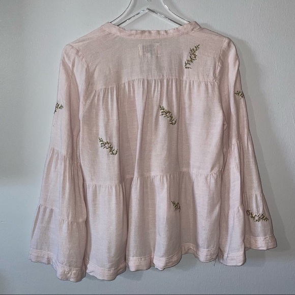 McGuire Floral Embroidered Long Sleeve Blouse - Picture 8 of 9